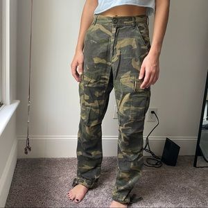 Brandy Melville Camo Cargo Pants